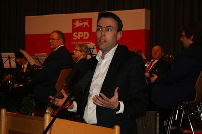 Nils Schmid beim politischen Aschermittwoch der SPD Bisingen