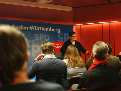 Leni Breymaier MdB bei der Jahreshauptversammlung der SPD Zollernalb