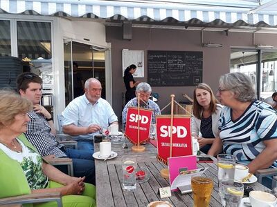 Es wird diskutiert