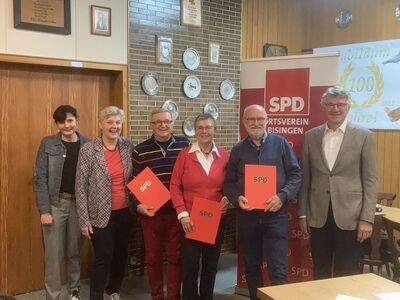Ehrungen für 50 und 40 Jahre Mitgliedschaft