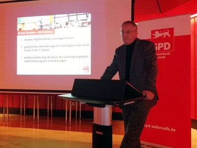 Andreas Stoch MdL spricht in Balingen