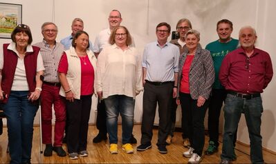 gewählter Vorstand bei der Hauptversammlung